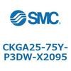 CKGA25-75Y-P3DW-X2095 CK-X2095 - �N�����v�V�����_/�X�����X�^�C��(CKGA25) SMC 37336224