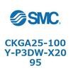 CKGA25-100Y-P3DW-X2095 CK-X2095 - �N�����v�V�����_/�X�����X�^�C��(CKGA25) SMC 37336233