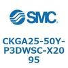 CKGA25-50Y-P3DWSC-X2095 CK-X2095 - �N�����v�V�����_/�X�����X�^�C��(CKGA25) SMC 37336267