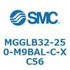 MGGLB32-250-M9BAL-C-XC56 MG Series(MGGLB32-250) SMC 39160345