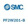 PF2W20 - デジタルフロースイッチ 4チャンネルフローモニタ 分離型/モニタ部(PF2W201) SMC