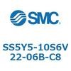 SS5Y5-10S6V22-06B-C8-NA S Series(SS5Y5-10S6V22) SMC 42991068