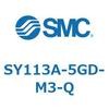 SY113A-5GD-M3-Q SY100 - ���ڔz�ǌ`/3�|�[�g�\���m�C�h�o���u/�e���̃V�[��(SY113A) SMC 43126703