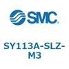 SY113A-SLZ-M3 SY100 - ���ڔz�ǌ`/3�|�[�g�\���m�C�h�o���u/�e���̃V�[��(SY113A) SMC 43126712