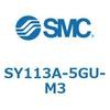 SY113A-5GU-M3 SY100 - ���ڔz�ǌ`/3�|�[�g�\���m�C�h�o���u/�e���̃V�[��(SY113A) SMC 43126755