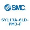 SY113A-6LD-PM3-F SY100 - ���ڔz�ǌ`/3�|�[�g�\���m�C�h�o���u/�e���̃V�[��(SY113A) SMC 43126913