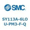 SY113A-6LOU-PM3-F-Q SY100 - ���ڔz�ǌ`/3�|�[�g�\���m�C�h�o���u/�e���̃V�[��(SY113A) SMC 43127105