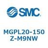 MGPL20-150Z-M9NW ガイド付薄形シリンダ(MGPL20-1～) SMC 45395497