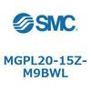 MGPL20-15Z-M9BWL ガイド付薄形シリンダ(MGPL20-1～) SMC 45395664