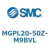 MGPL20-50Z-M9BVL ガイド付薄形シリンダ(MGPL20-5～) SMC 45398884
