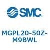 MGPL20-50Z-M9BWL ガイド付薄形シリンダ(MGPL20-5～) SMC 45398936