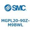 MGPL20-90Z-M9BWL ガイド付薄形シリンダ(MGPL20-9~) SMC 45399916