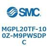 MGPL20TF-100-M9PWSDPC ガイド付薄形シリンダ(MGPL20TF-～) SMC 45399943