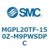 MGPL20TF-150Z-M9PWSDPC ガイド付薄形シリンダ(MGPL20TF-~) SMC 45399952