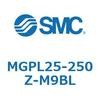 MGPL25-250Z-M9BL ガイド付薄形シリンダ(MGPL25-2～) SMC 45402813