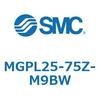 MGPL25-75Z-M9BW ガイド付薄形シリンダ(MGPL25-7～) SMC 45405525