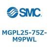 MGPL25-75Z-M9PWL ガイド付薄形シリンダ(MGPL25-7～) SMC 45405744