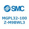 MGPL32-100Z-M9BWL3 ガイド付薄形シリンダ(MGPL32-1～) SMC 45406261
