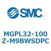MGPL32-100Z-M9BWSDPC ガイド付薄形シリンダ(MGPL32-1～) SMC 45406304