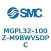 MGPL32-100Z-M9BWVSDPC ガイド付薄形シリンダ(MGPL32-1～) SMC 45406331