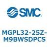 MGPL32-25Z-M9BWSDPCS ガイド付薄形シリンダ(MGPL32-2～) SMC 45408781