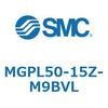 MGPL50-15Z-M9BVL ガイド付薄形シリンダ(MGPL50-1～) SMC 45416777