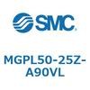 MGPL50-25Z-A90VL ガイド付薄形シリンダ(MGPL50-2～) SMC 45417407