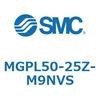 MGPL50-25Z-M9NVS ガイド付薄形シリンダ(MGPL50-2～) SMC 45417723