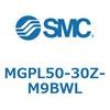 MGPL50-30Z-M9BWL ガイド付薄形シリンダ(MGPL50-3～) SMC 45417994