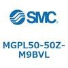MGPL50-50Z-M9BVL ガイド付薄形シリンダ(MGPL50-5～) SMC 45418642