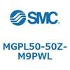 MGPL50-50Z-M9PWL ガイド付薄形シリンダ(MGPL50-5～) SMC 45418922