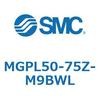 MGPL50-75Z-M9BWL ガイド付薄形シリンダ(MGPL50-7～) SMC 45419236
