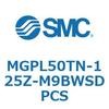 MGPL50TN-125Z-M9BWSDPCS ガイド付薄形シリンダ(MGPL50TN-~) SMC 45419394