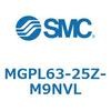 MGPL63-25Z-M9NVL ガイド付薄形シリンダ(MGPL63～) SMC 45420794