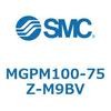 MGPM100-75Z-M9BV ガイド付薄形シリンダ(MGPM100～) SMC 45425651