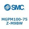 MGPM100-75Z-M9BW ガイド付薄形シリンダ(MGPM100～) SMC 45425676
