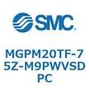MGPM20TF-75Z-M9PWVSDPC ガイド付薄形シリンダ(MGPM20TF-～) SMC 45449521