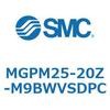 MGPM25-20Z-M9BWVSDPC ガイド付薄形シリンダ(MGPM25-2～) SMC 45453344