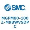 MGPM80-100Z-M9BWVSDPC ガイド付薄形シリンダ(MGPM80-1～) SMC 45488405