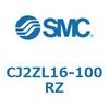 CJ2ZL16-100RZ 丸形エアシリンダ/スピードコントローラ内蔵形：複動・片ロッド CJ2Zシリーズ SMC 49162006