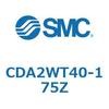 CDA2WT40-175Z 標準角型カバーエアシリンダ/複動・両ロッド CA2W-Zシリーズ SMC 49181816