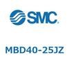 MBD40-25JZ 標準角形カバーエアシリンダ/複動・片ロッド MB-Zシリーズ MB SMC 49183986