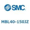 MBL40-150JZ 標準角形カバーエアシリンダ/複動・片ロッド MB-Zシリーズ MB SMC 49184318