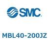 MBL40-200JZ 標準角形カバーエアシリンダ/複動・片ロッド MB-Zシリーズ MB SMC 49184537