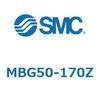 MBG50-170Z 標準角形カバーエアシリンダ/複動・片ロッド MB-Zシリーズ MB SMC 49184634