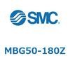 MBG50-180Z 標準角形カバーエアシリンダ/複動・片ロッド MB-Zシリーズ MB SMC 49184808