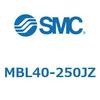 MBL40-250JZ 標準角形カバーエアシリンダ/複動・片ロッド MB-Zシリーズ MB SMC 49184878