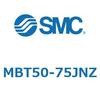 MBT50-75JNZ 標準角形カバーエアシリンダ/複動・片ロッド MB-Zシリーズ MB SMC 49185255