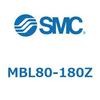 MBL80-180Z 標準角形カバーエアシリンダ/複動・片ロッド MB-Zシリーズ MB SMC 49185684