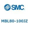 MBL80-100JZ 標準角形カバーエアシリンダ/複動・片ロッド MB-Zシリーズ MB SMC 49185815